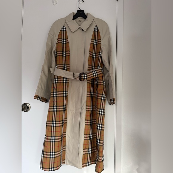 New Authentic Burberry Guiseley Inside Out Cotton Trench coat US6 - Picture 6 of 13